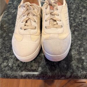 Beige Casual Sneakers